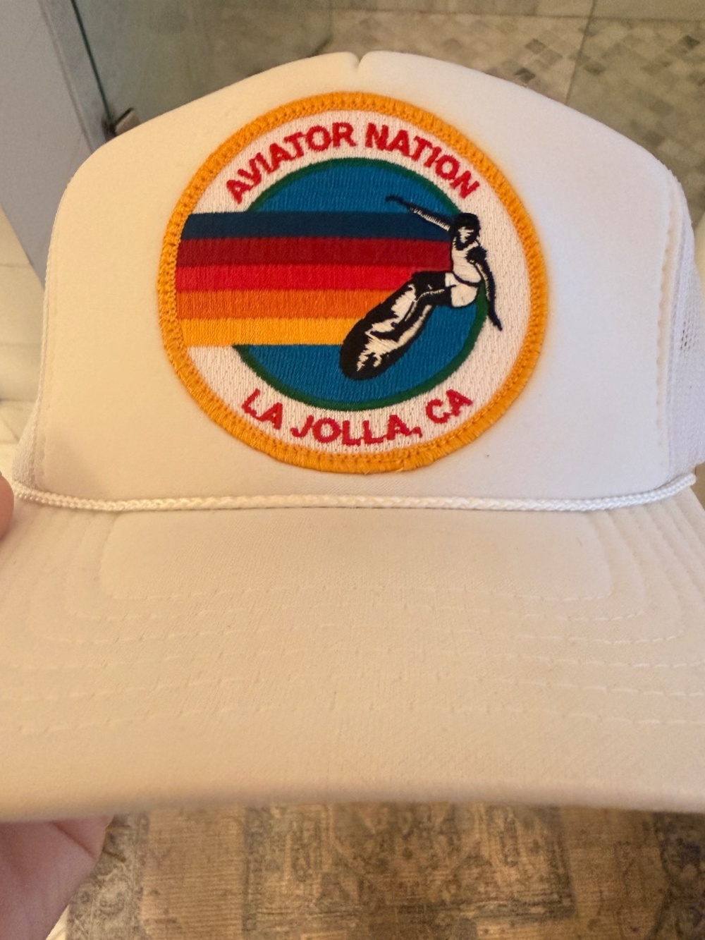 NWOT Aviator Nation Trucker Hat-La Jolla
